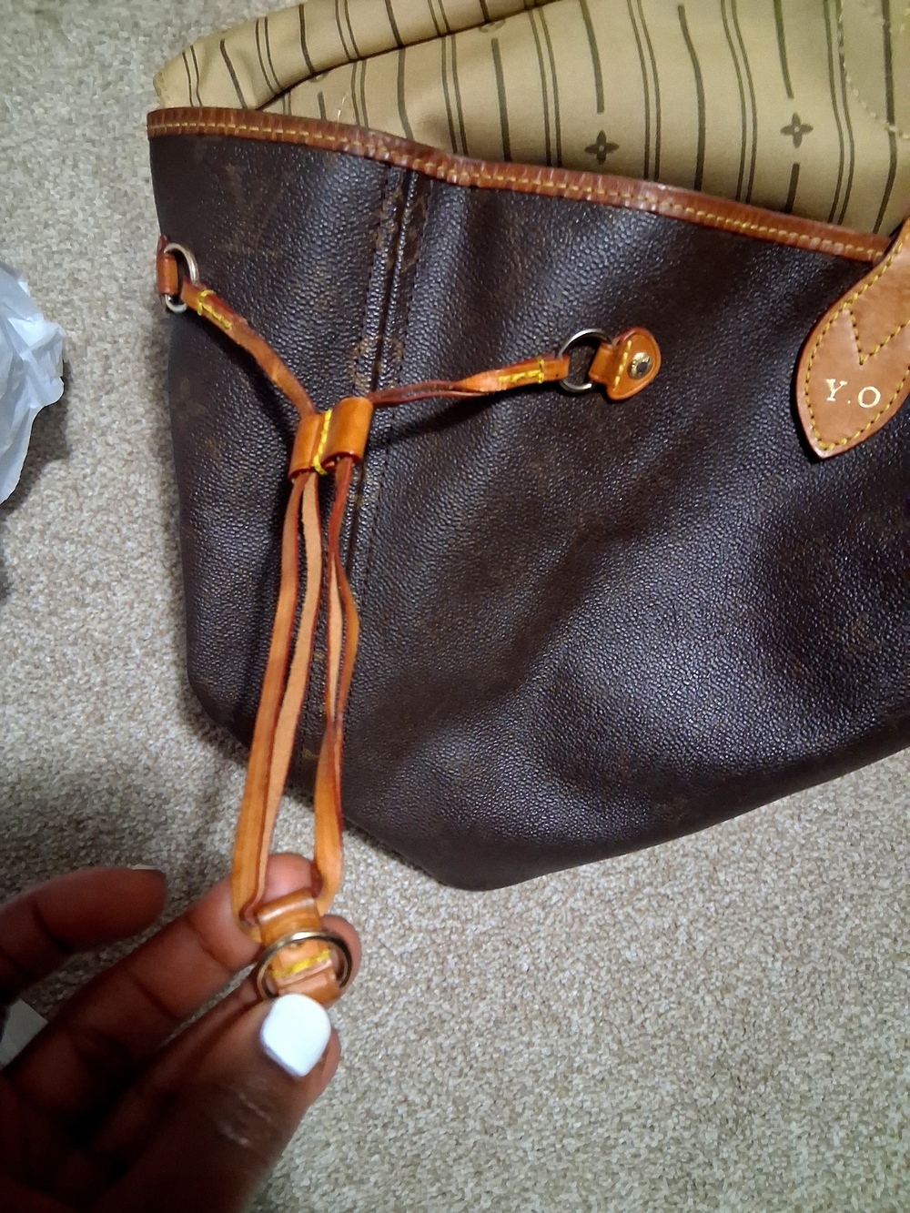 Louis Vuitton Monogram Brown Tote Bag - Picture 7 of 9